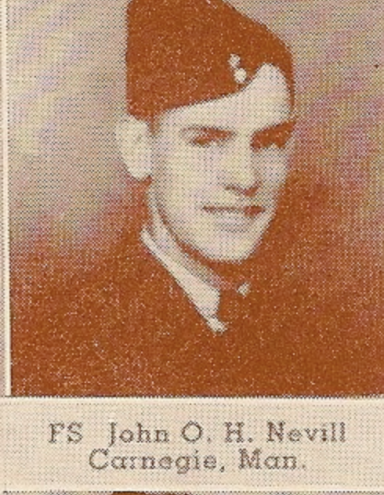Fl/Sgt John Neville with kind permission from Veterans Affairs Canada