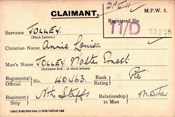 Walter E Jolley Index