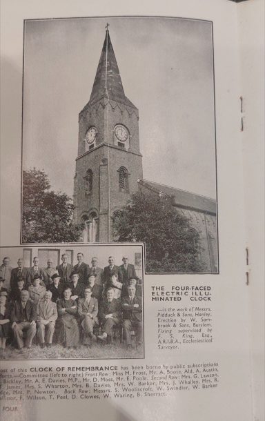 Goldenhill Memorial booklet