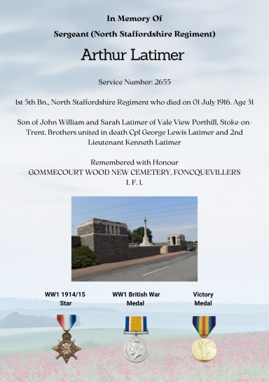 Serjeant Arthur Latimer 2655